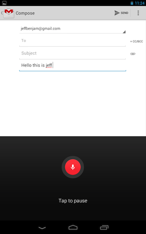 Android Offline Dictation