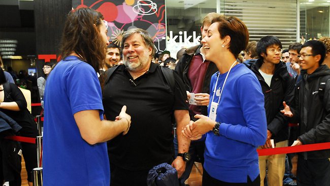 Steve Wozniak (iPhone 5 launch, Apple Store Brisbain)