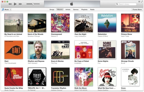 iTunes 11 (Albums)