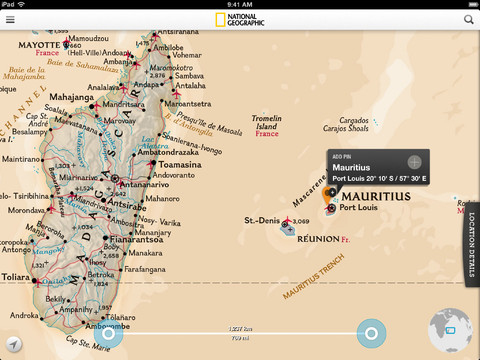 National Geographic World Atlas 3.0.1 for iOS (iPad screenshot 002)