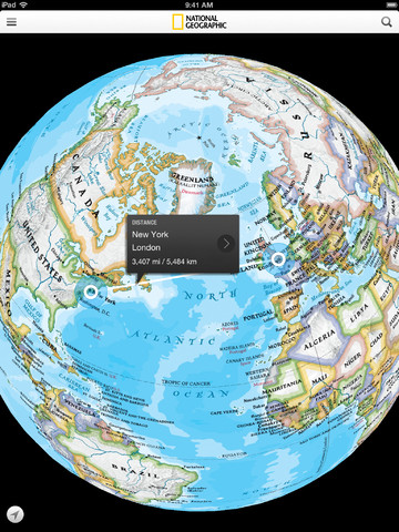 National Geographic World Atlas 3.0.1 for iOS (iPad screenshot 004)