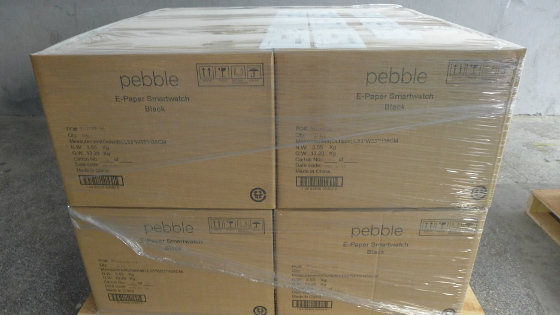 Pebble shipment