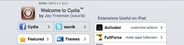 Welcome to cydia saurik