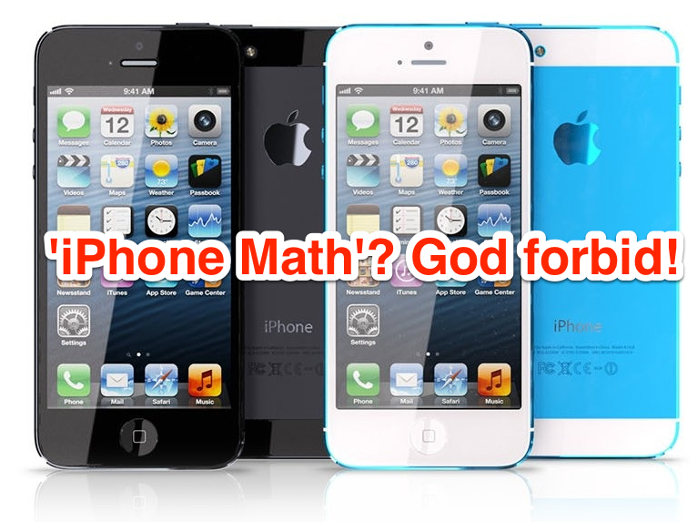 iPhone Math stupid moniker