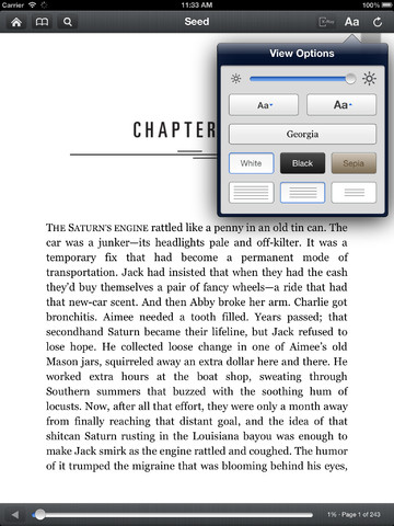 Kindle 3.6 for iOS (iPad screenshot 001)