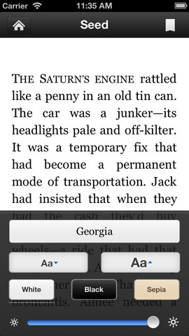 Kindle 3.6 for iOS (iPhone screenshot 002)