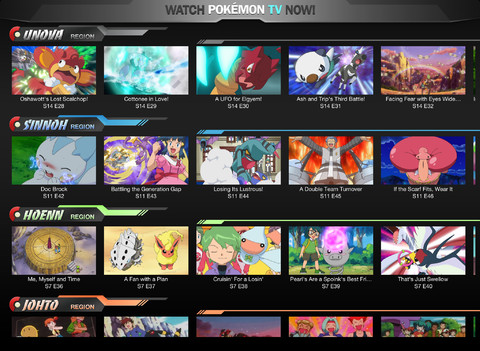 Pokemon TV 1.0 for iOS (iPad screenshot 001)
