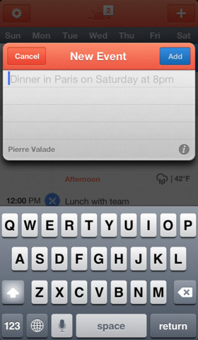 Sunrise Calendar 1.0 for iOS (iPhone screenshot 002)