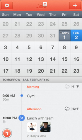Sunrise Calendar 1.0 for iOS (iPhone screenshot 004)