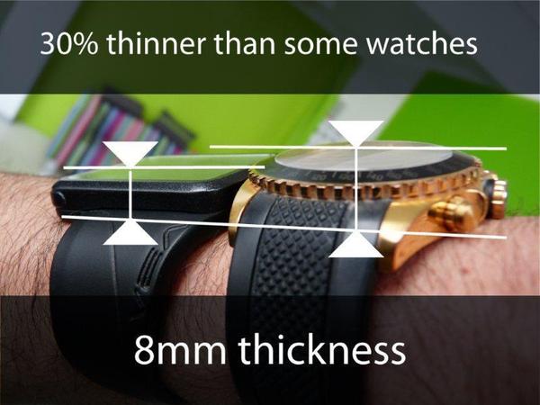 Vea Buddy smartwatch (size comparison)