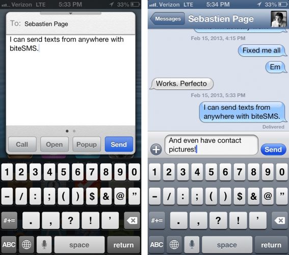 BiteSMS updated with big performance improvements and bug fixes