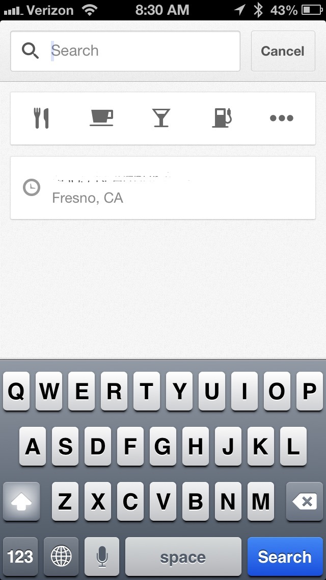 Google Maps 1.1 for iOS (search icons, The Next Web 002)
