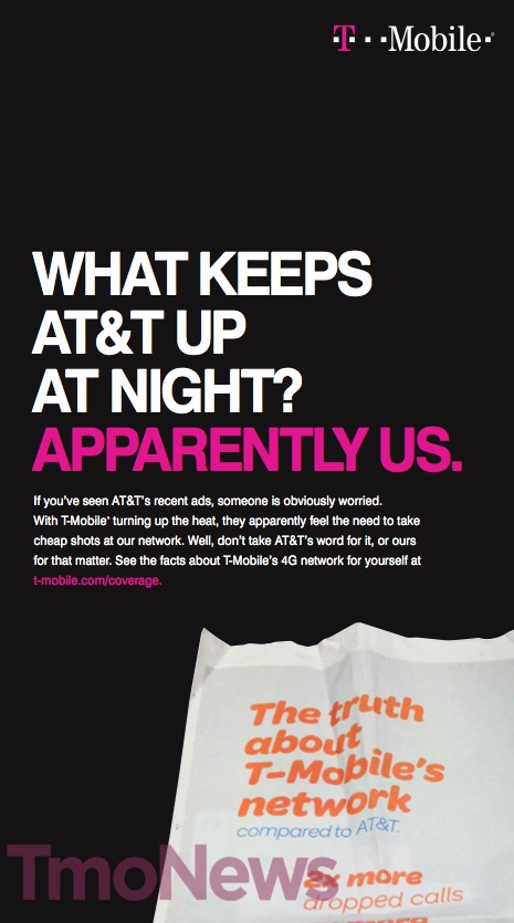 T-Mobiles Response to AT&T's ads