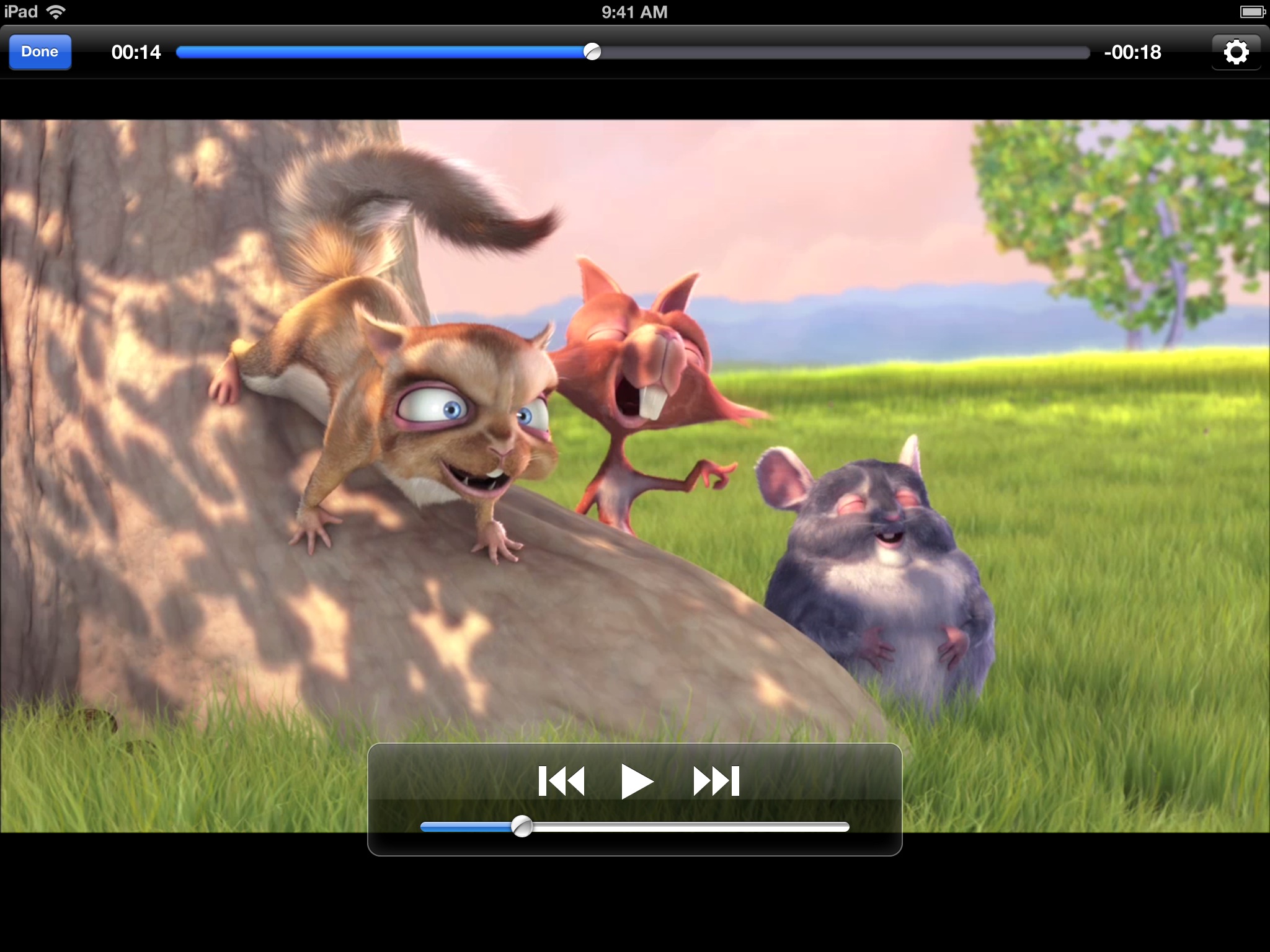Infuse 1.0 for iOS (iPad screenshot, Playback)