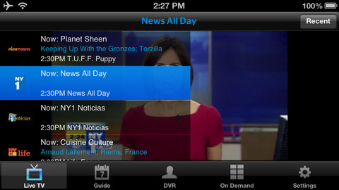 TWC TV 3.1 for iOS (iPhone screenshot 001)