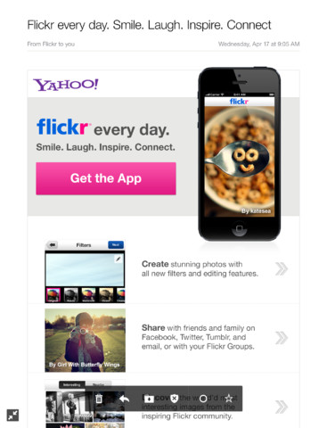 Yahoo Mail 1.5 for iOS (iPad screenshot 005)