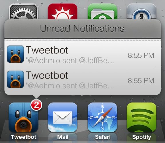 Badger lets users view unread notifications by tapping the app icon badge