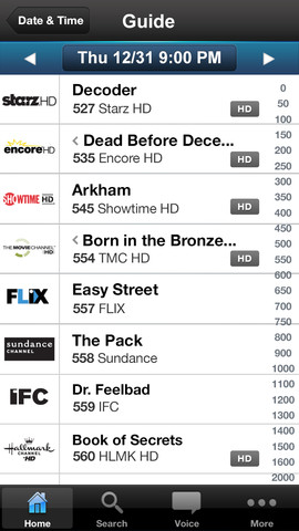 DirecTV 2.5 for iOS (iPhone screenshot 003)