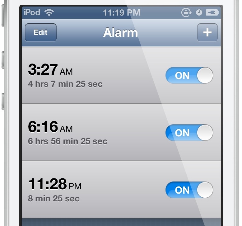 TimeForAlarm: show how much time remains before your alarm sounds