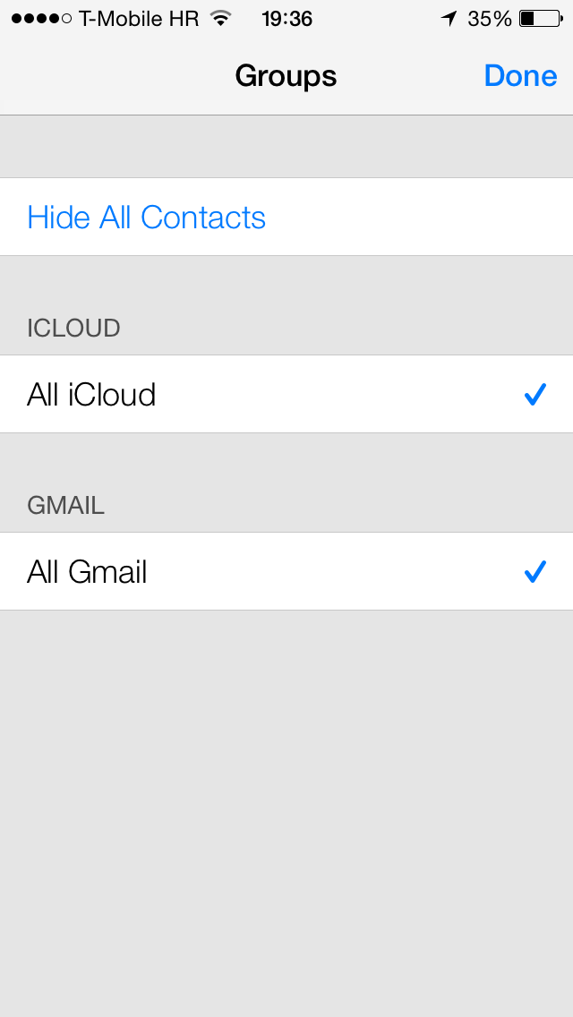 iOS 7 (Google Contacts sync 002)