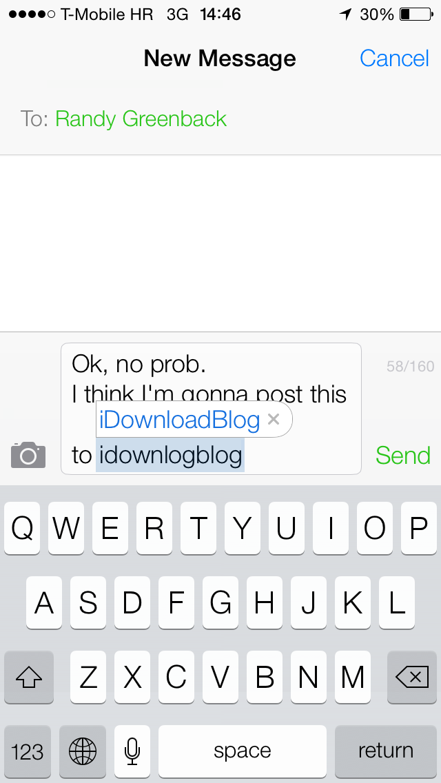 iOS 7 (Keyboard, Shortcuts 002)