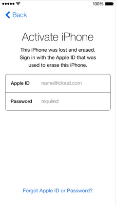 Activation Lock (iPhone screenshot 001)