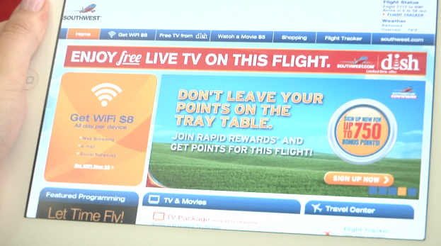 ÔTV Flies FreeÕ on Southwest Airlines Compliments of DISH