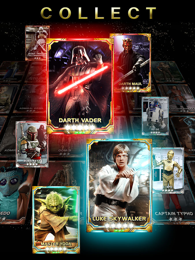 Star Wars Force Collection for iOS (Collect, iPad)