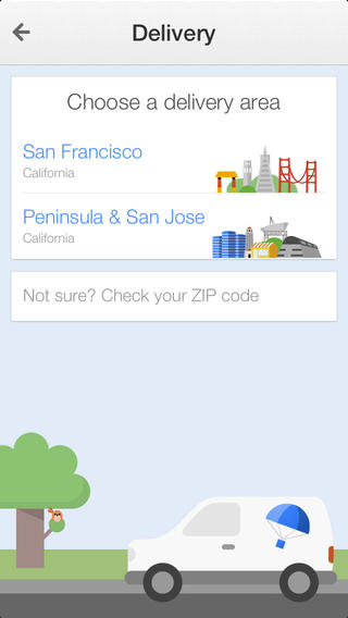 Google Shopping Express 1.0 for iOS (iPhone screenshot 001)