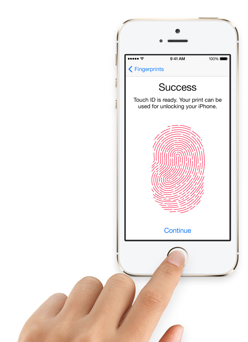 Touch ID in action