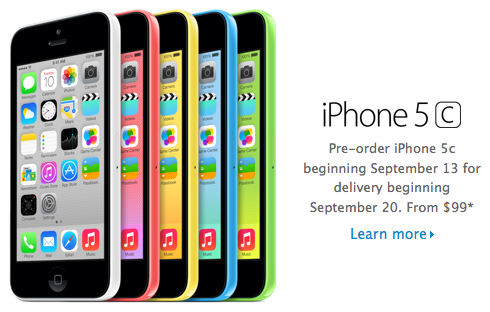 iPhone 5c pre-order