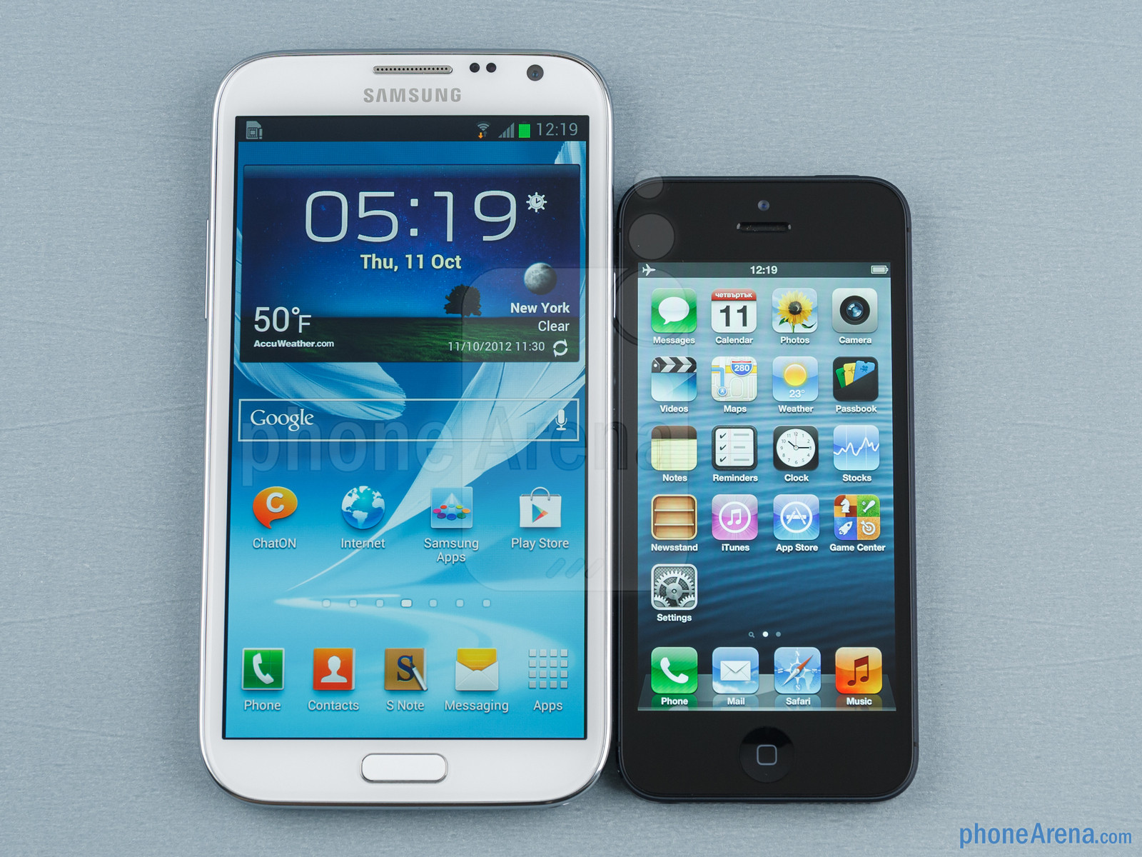 iphone 5 galaxy note