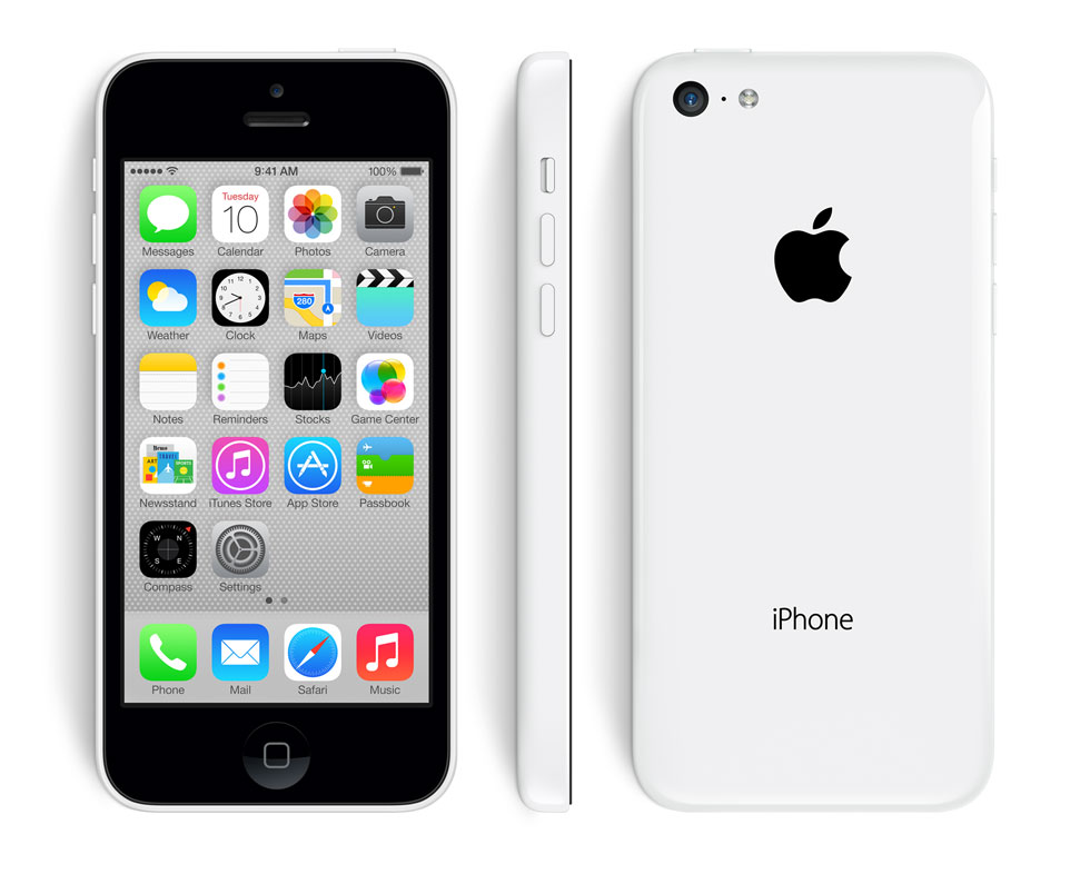 white iPhone 5c