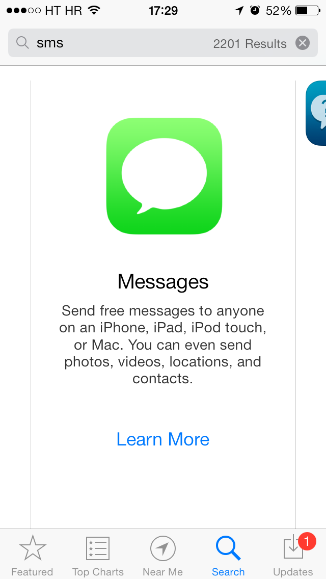App Store banner (Messages 001)