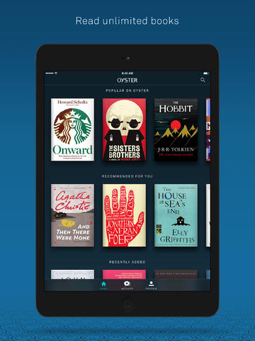 Oyster 1.0 for iOS (iPad screenshot 001)