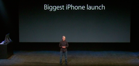 Tim Cook biggest iPhone launch