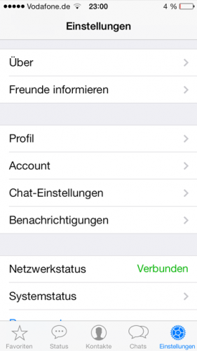 WhatsApp iOS 7 redesign (screenshot 005)