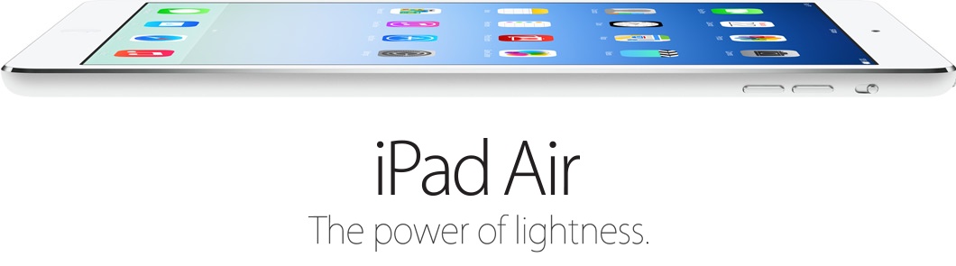 iPad Air (The power of lightness 001)