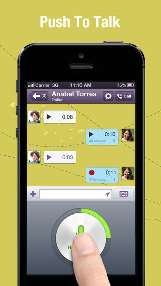 Viber 4.0 for iOS (iPhone screenshot 002)
