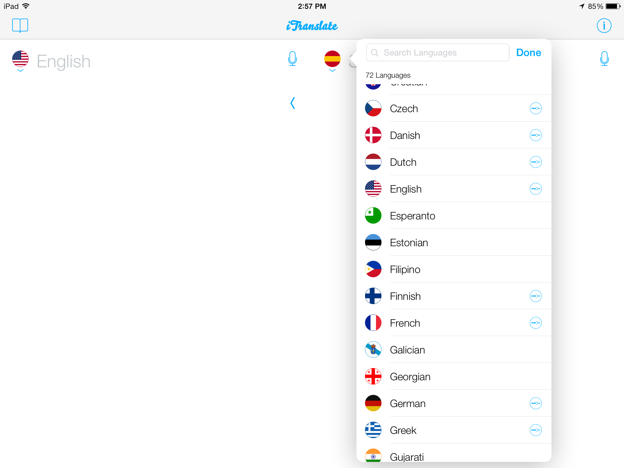 iTranslate 7.0.2 for iOS (iPad screenshot 003)