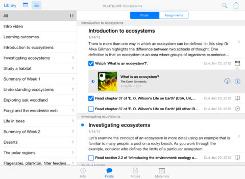 iTunes U 1.4 for iOS (iPad screenshot 002)