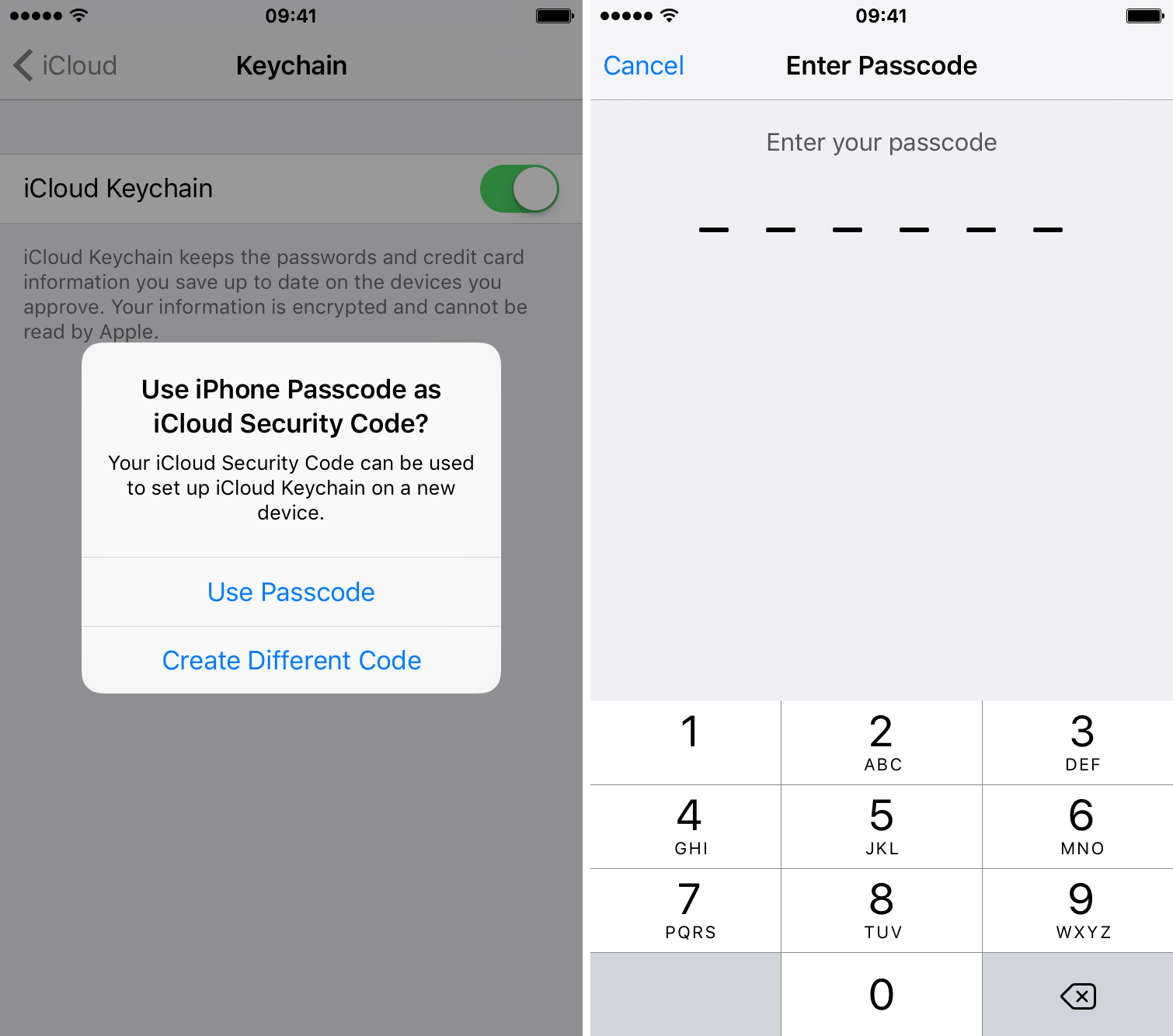 How to set up iCloud Keychain