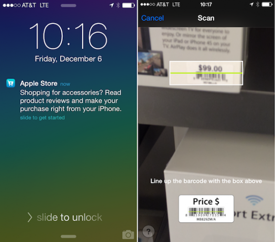 A mixed experience with iBeacon at the Apple Store