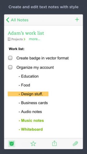 Evernote gains business card scanning, Presentation mode and other goodies