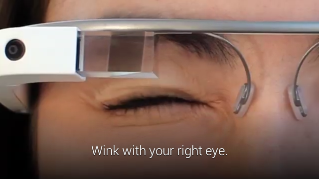 Google Glass Wink