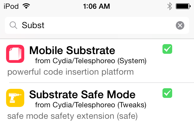Mobile Substrate Cydia