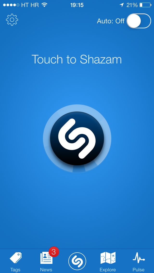 Shazam 7.3 for iOS (iPhone screenshot 001)