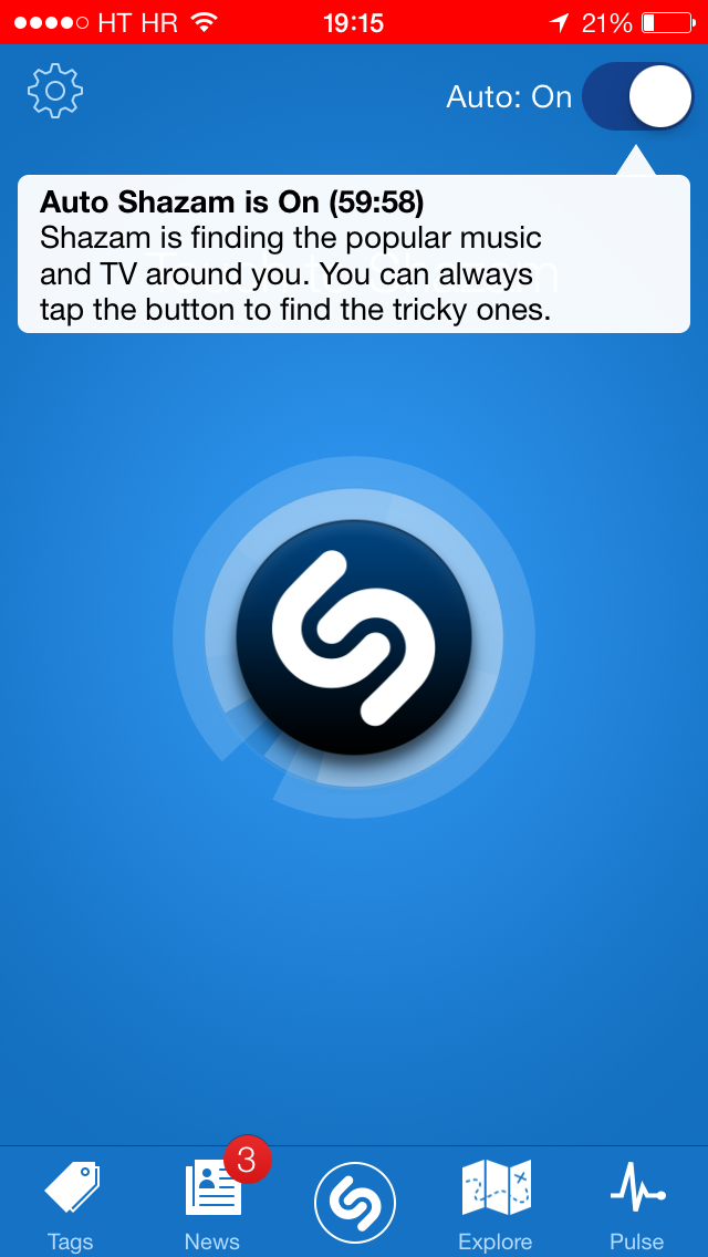 Shazam 7.3 for iOS (iPhone screenshot 002)