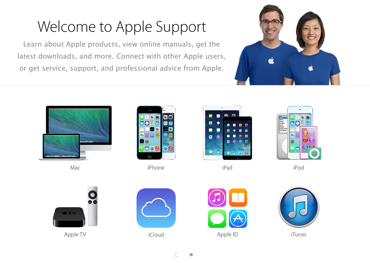 new apple support