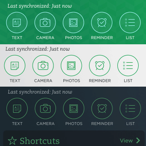 Evernote 7.3 for iOS (screenshot 001)